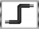 Z-образный элемент трубопровода в ППУ изоляции - Труба изолированная ППУ, трубы ВУС, трубы ППМ - доставка по России и зарубеж